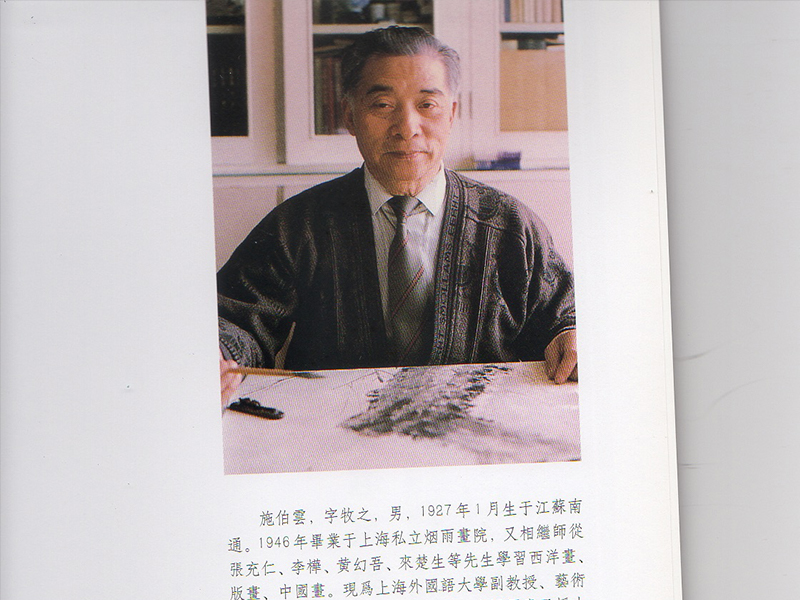 Bo Yun Shi in his art book