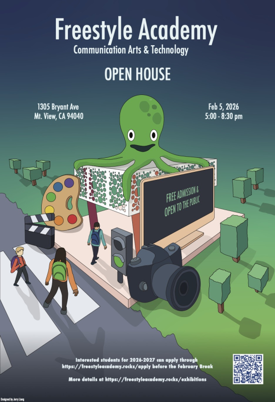 2026 Freestyle Academy Open House Poster