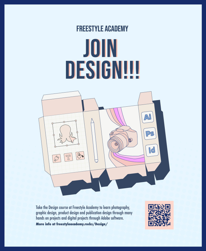 Join Design at Freestyle Academy Poster Prototype (draft design)