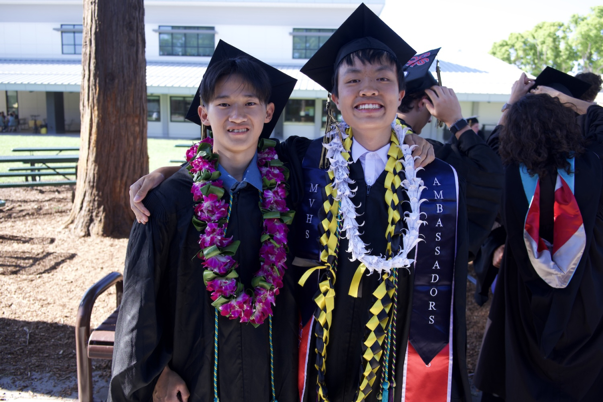 My friend Ryan Liu getting a grad pic with me
