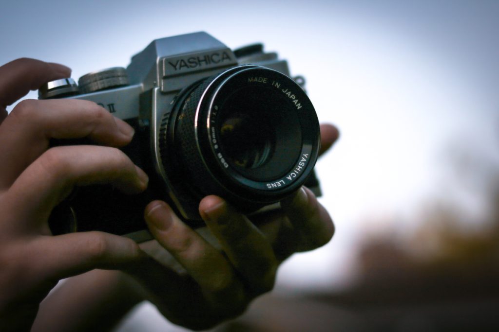 A photo of my Yashica film camera
