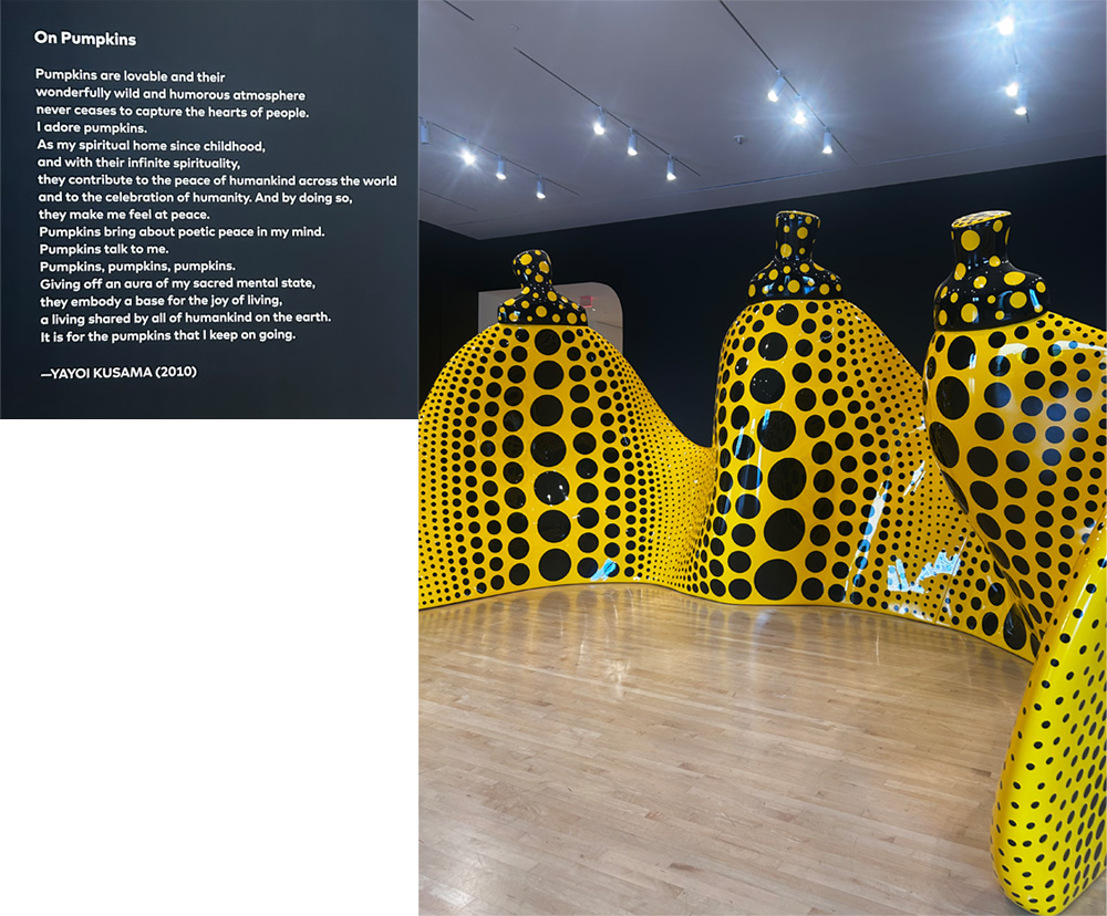 On Pumpkins by Yayoi Kusama