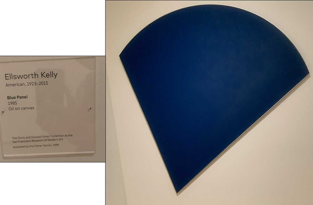Blue Panel by Ellsworth Kelly