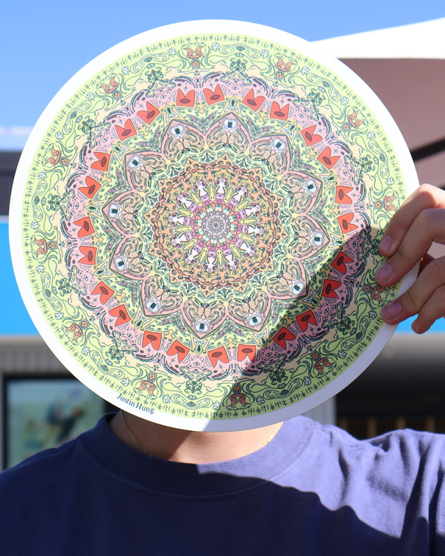 Sublimation Printed colored Mandala