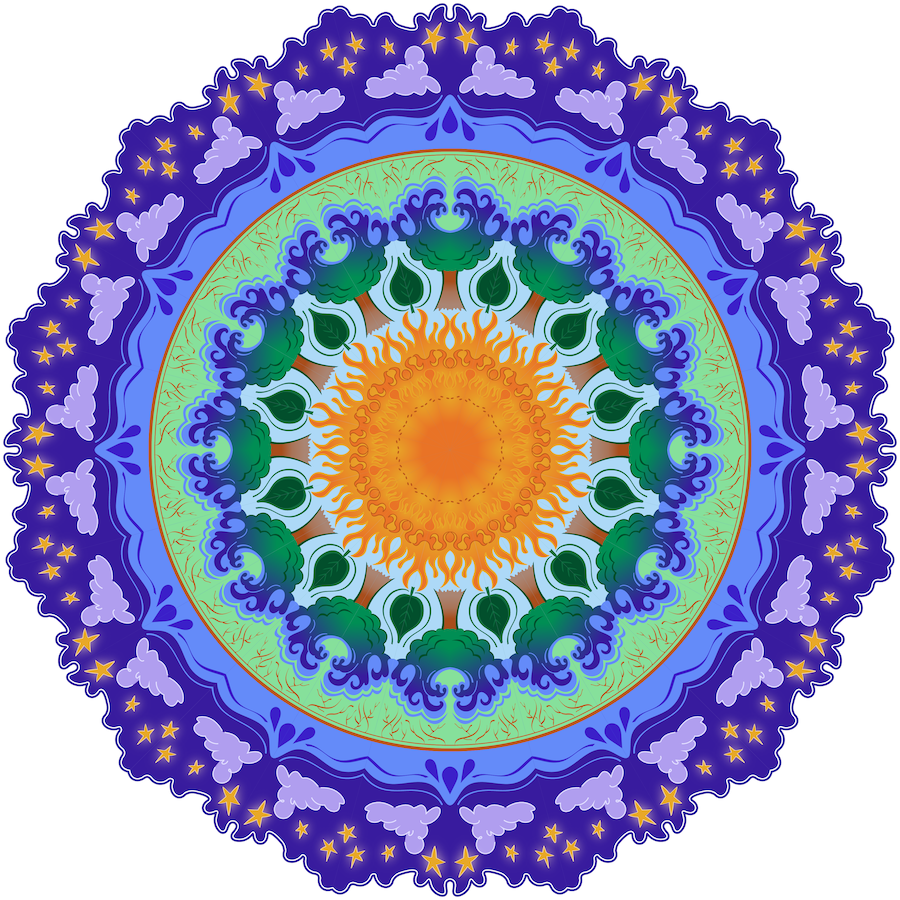 Mandala colored