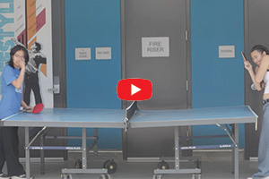 A fun ping pong game with absolutely no disasters
