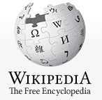 The logo of Wikipedia the site I go to. To know what my anime is about before I watch it. Also this site gives you more of an insite of my bg music
