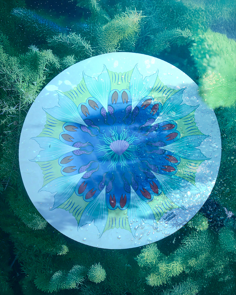 Printed Colored Mandala