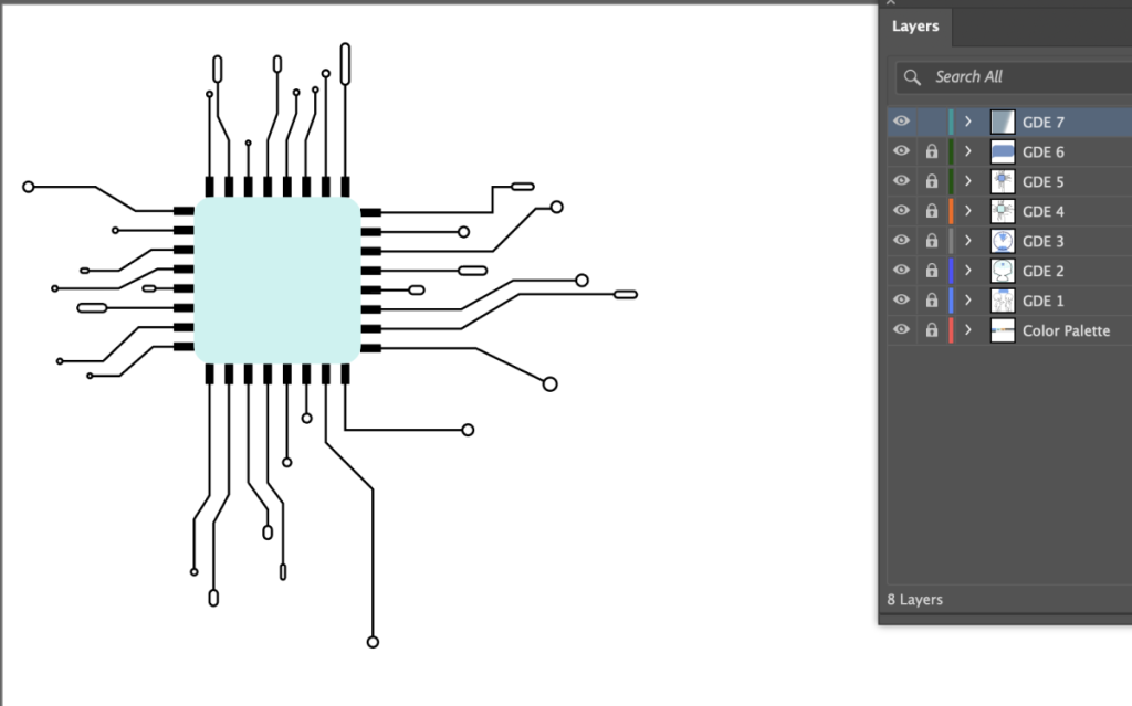One of my favorite GDEs-  a computer chip