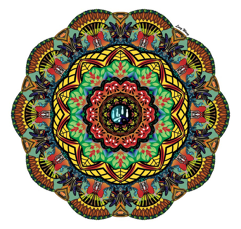 Personal mandala, in color