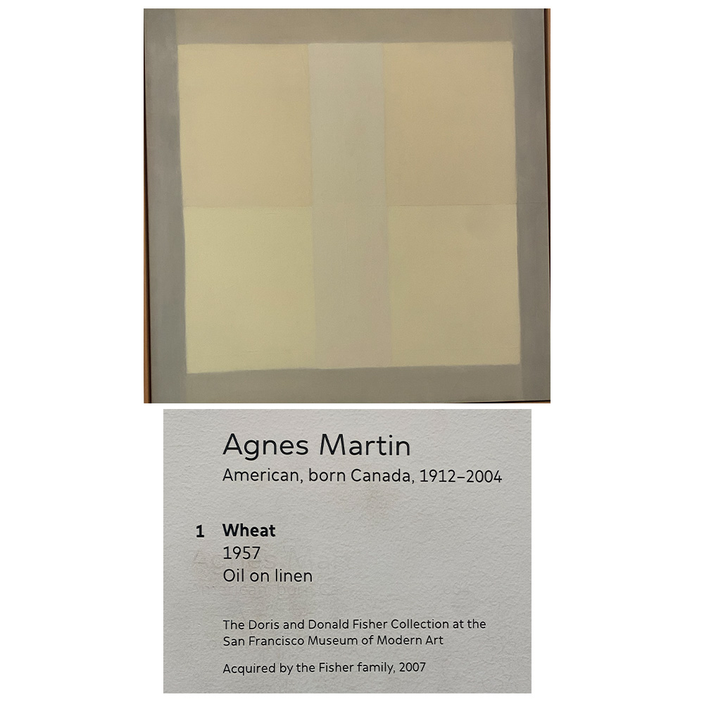 Wheat by Agnes Martin