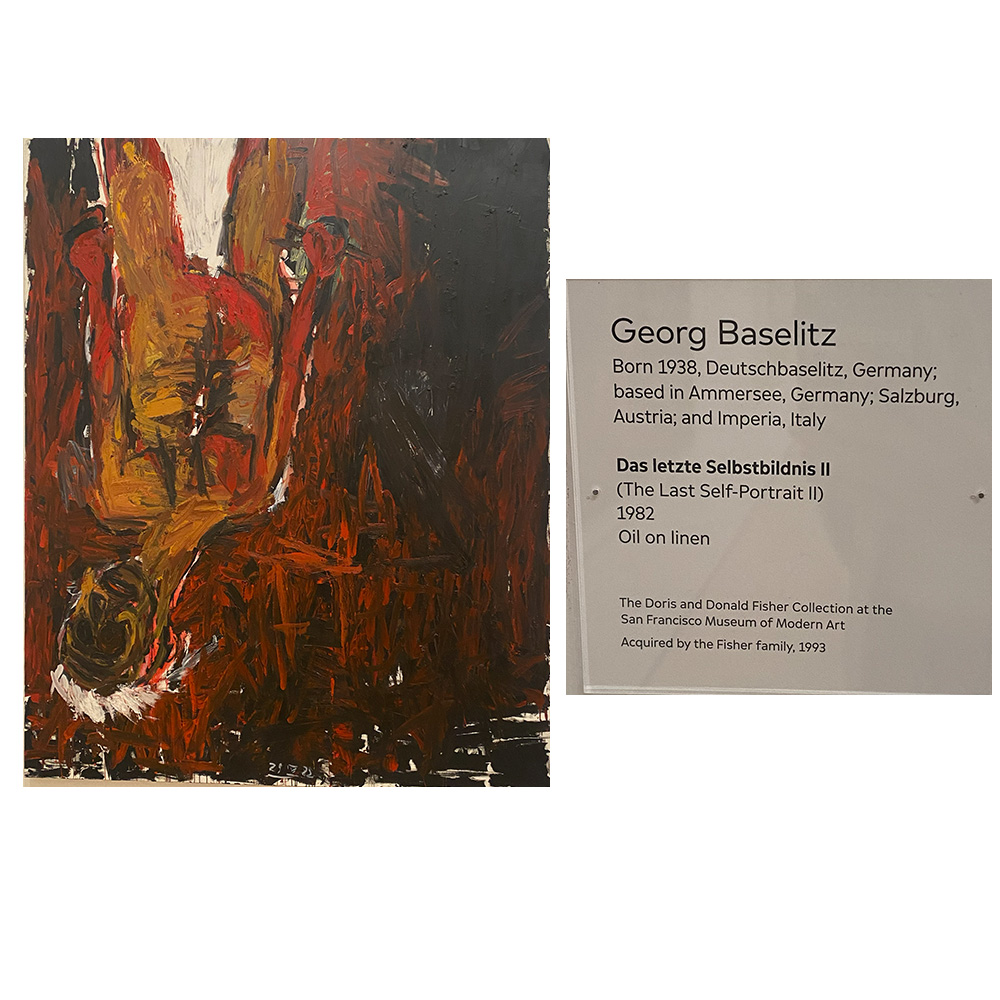 Das letzte Selbstbildnis II by Georg Baselitz