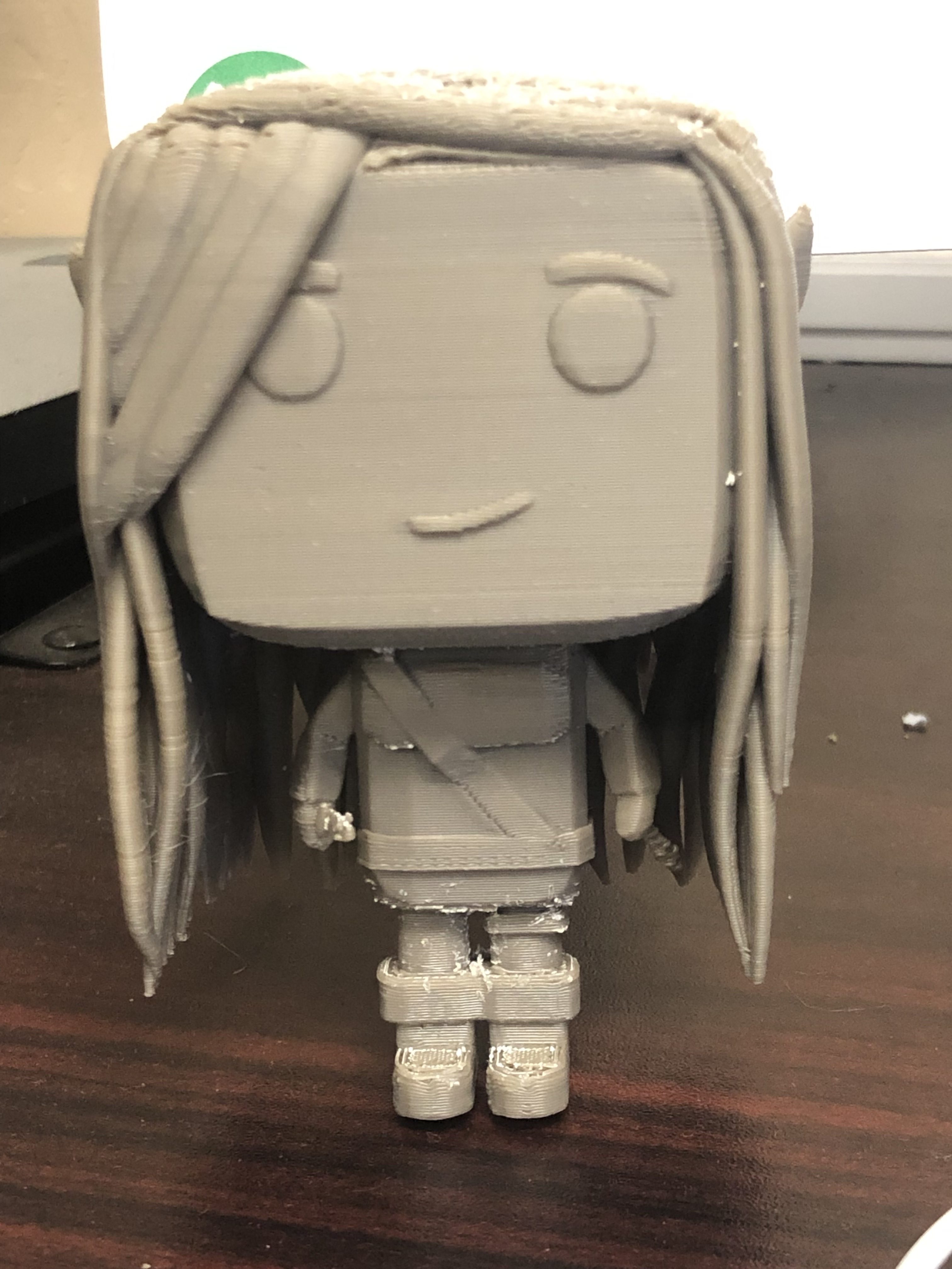 The 3D printed figurine