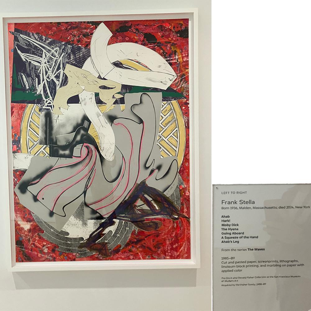 The Waves by Frank Stella
