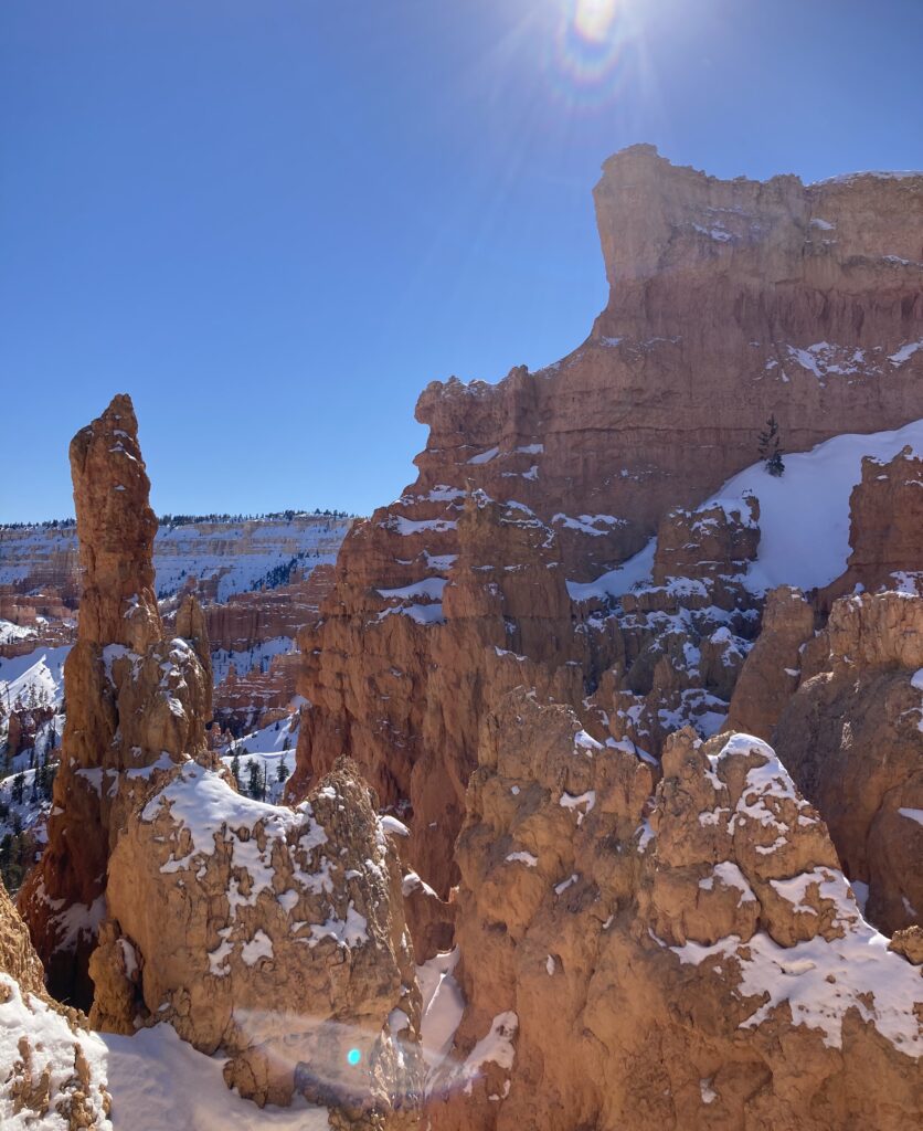 Snow in Bryce Canyon National Park