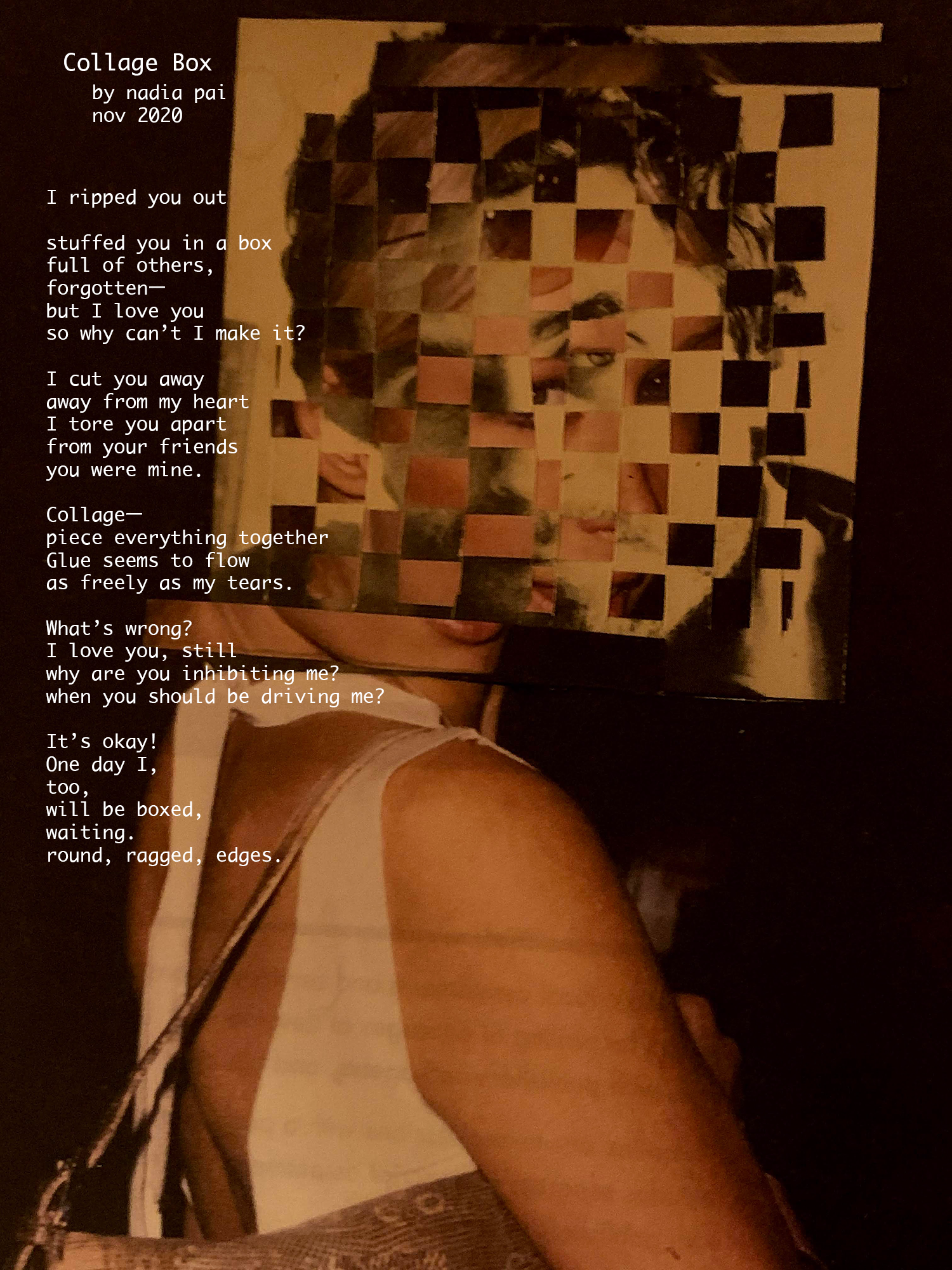 Poem by Nadia Kira Pai Collage Box