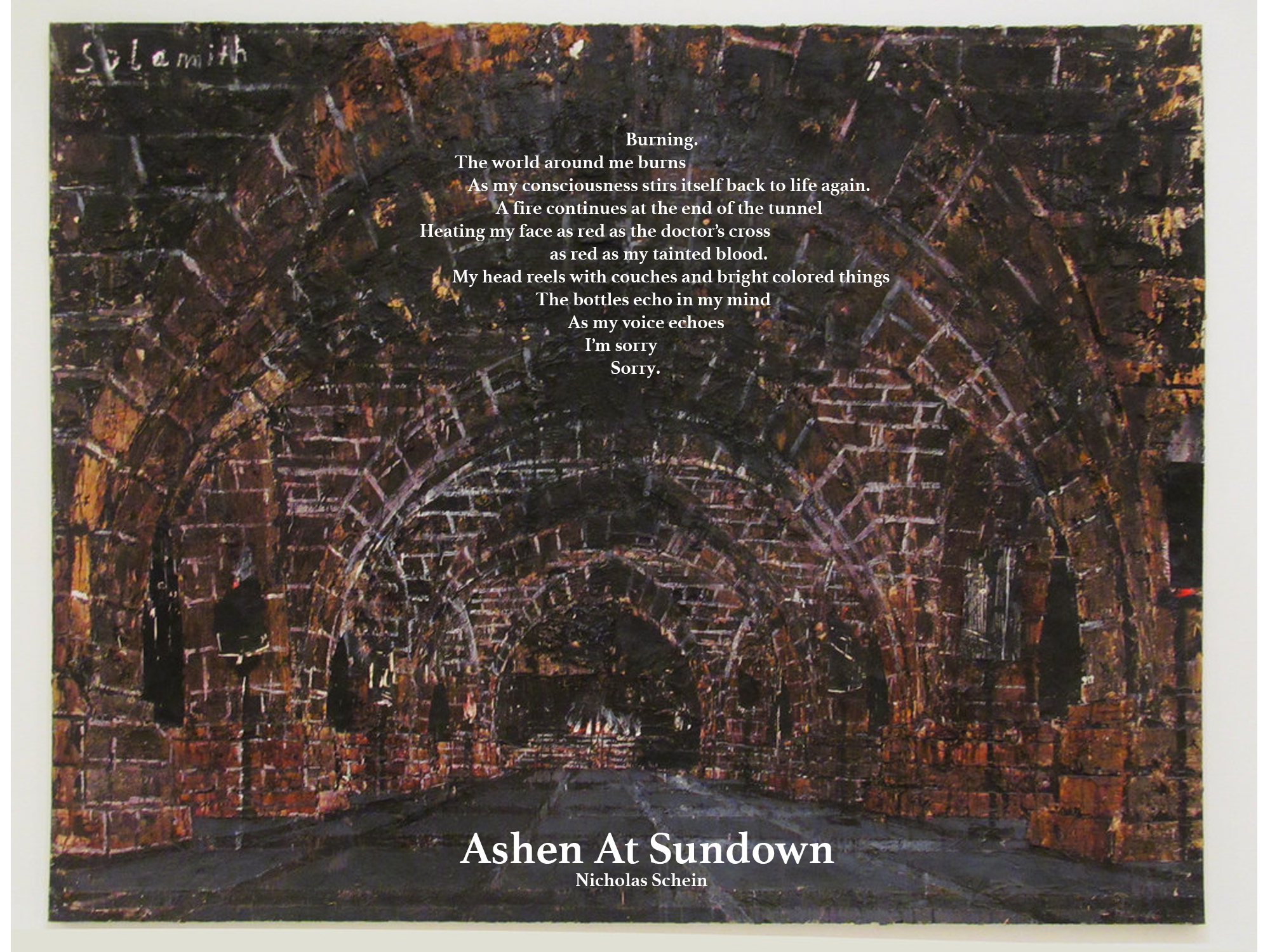 Poem by Nicholas Schein Ashen at Sundown