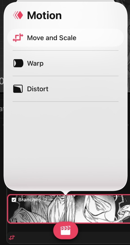 Specifying the type of keyframe
