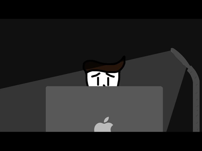 Me working on this during night.