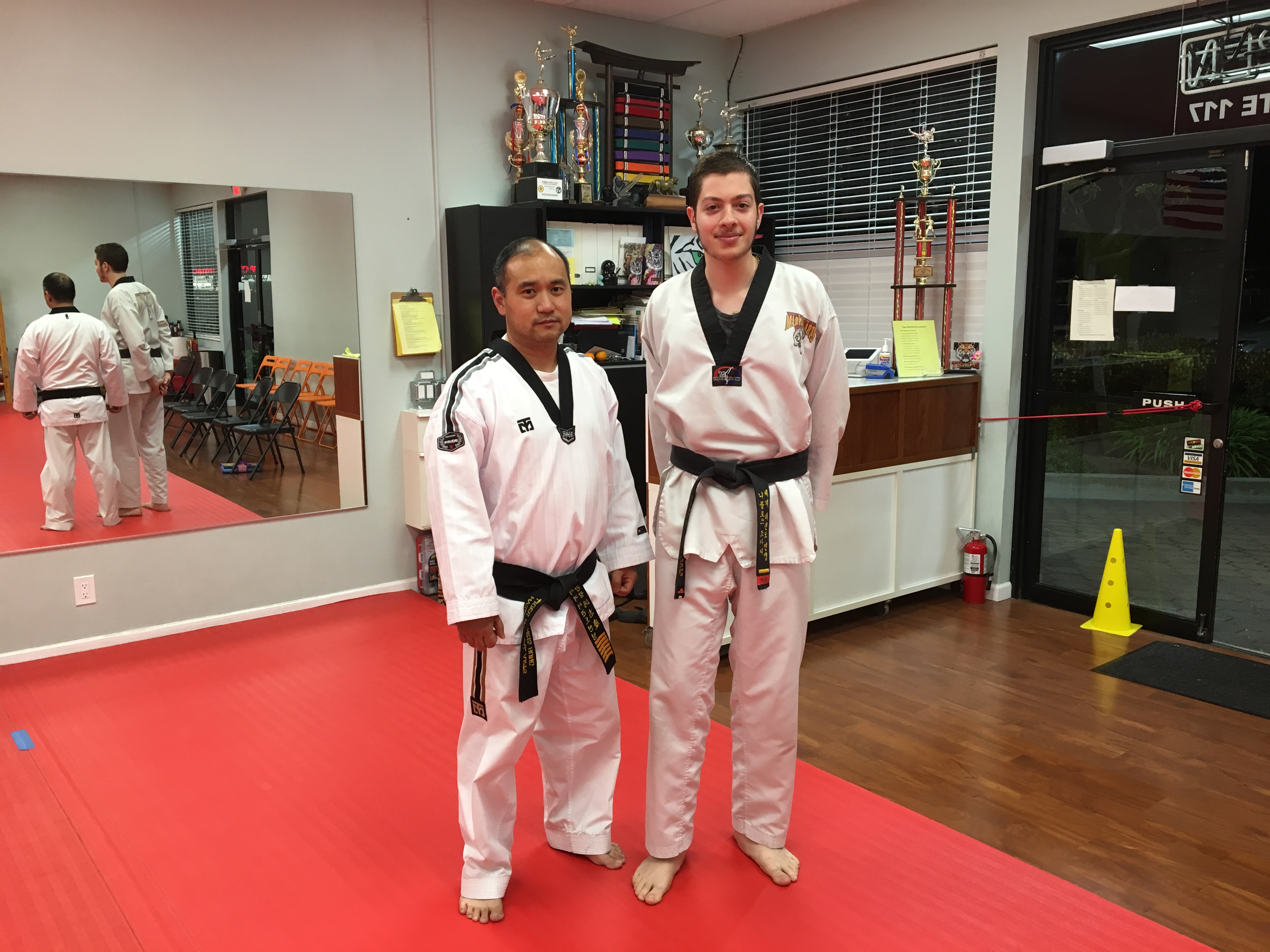 Here's an image I took with my 3rd interviewee, Chris Hung.