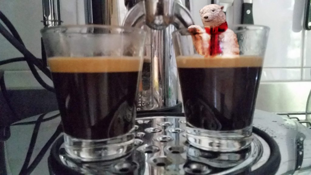 A coffee machine 