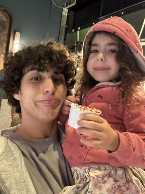 Me and Mili getting ice cream!