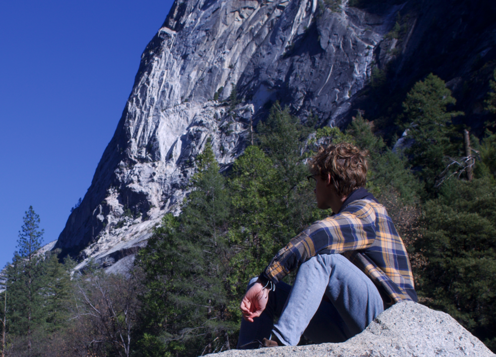 Me looking into Yosemite valley