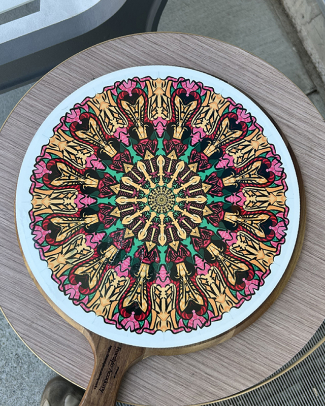 Sublimation Printed Colored Mandala