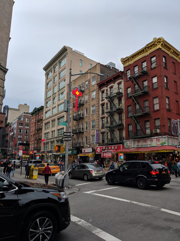 photo of street in NYC