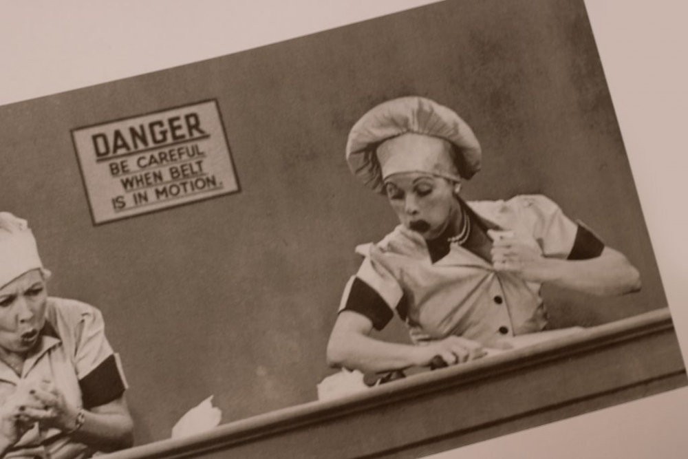 Lucille Ball– chocolate episode