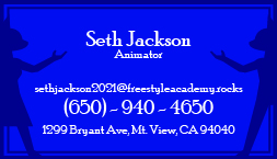 The front of my business card.