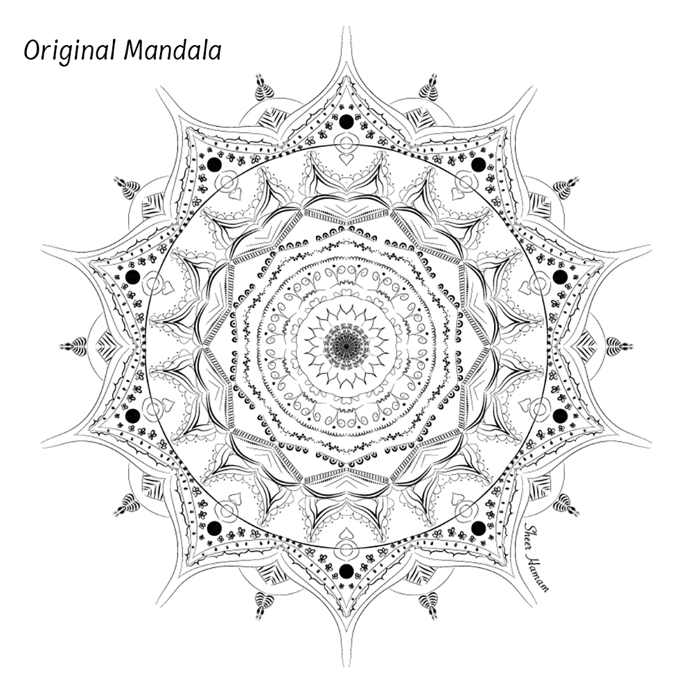 Black and White Mandala