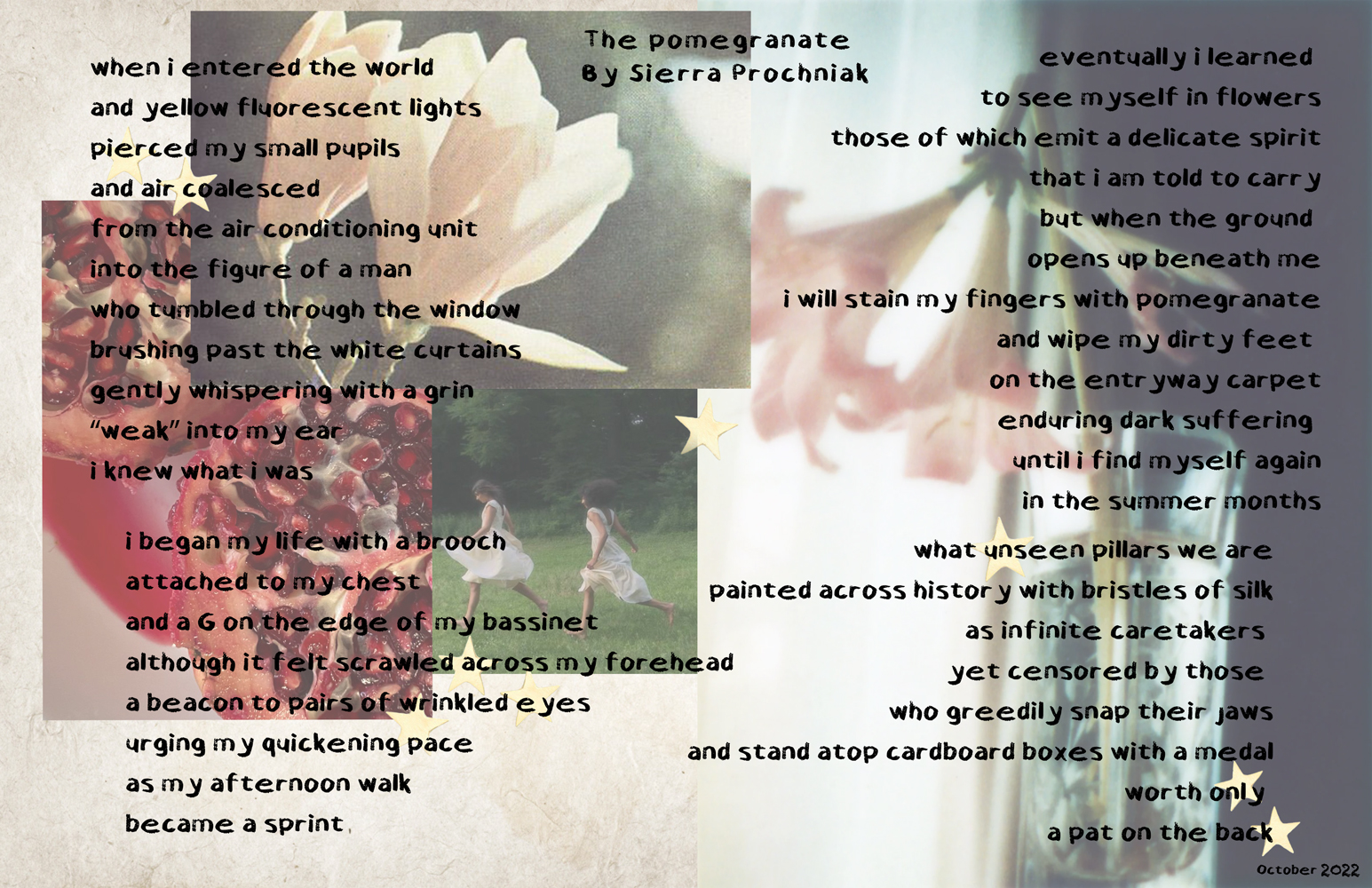 Poem by Sierra Prochniak The Pomegranate