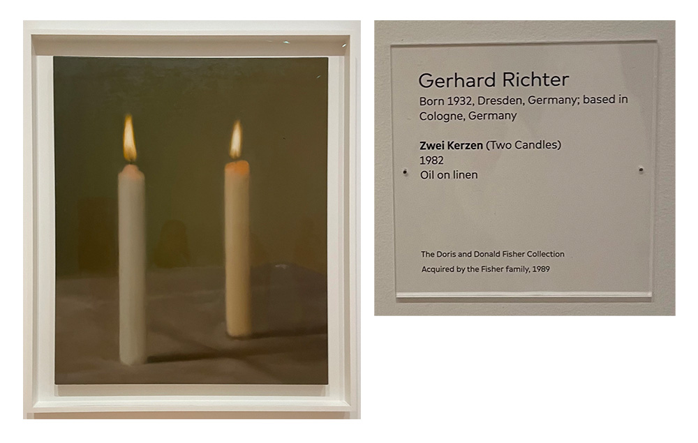 Zwei Kerzen (Two Candles) by Gerhard Richter