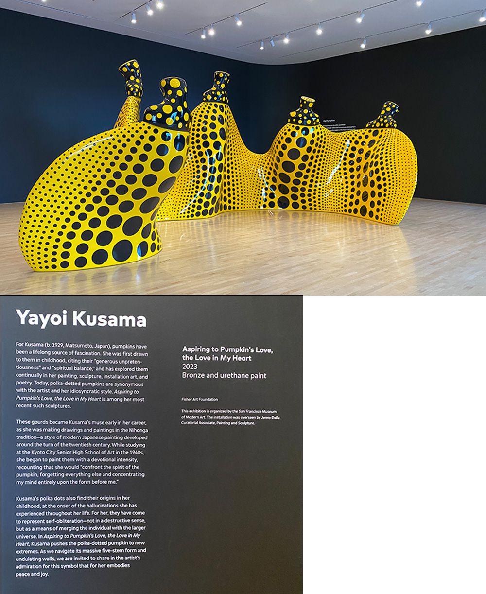 Aspiring to Pumpkin's Love, the Love in My Heart by Yayoi Kusama
