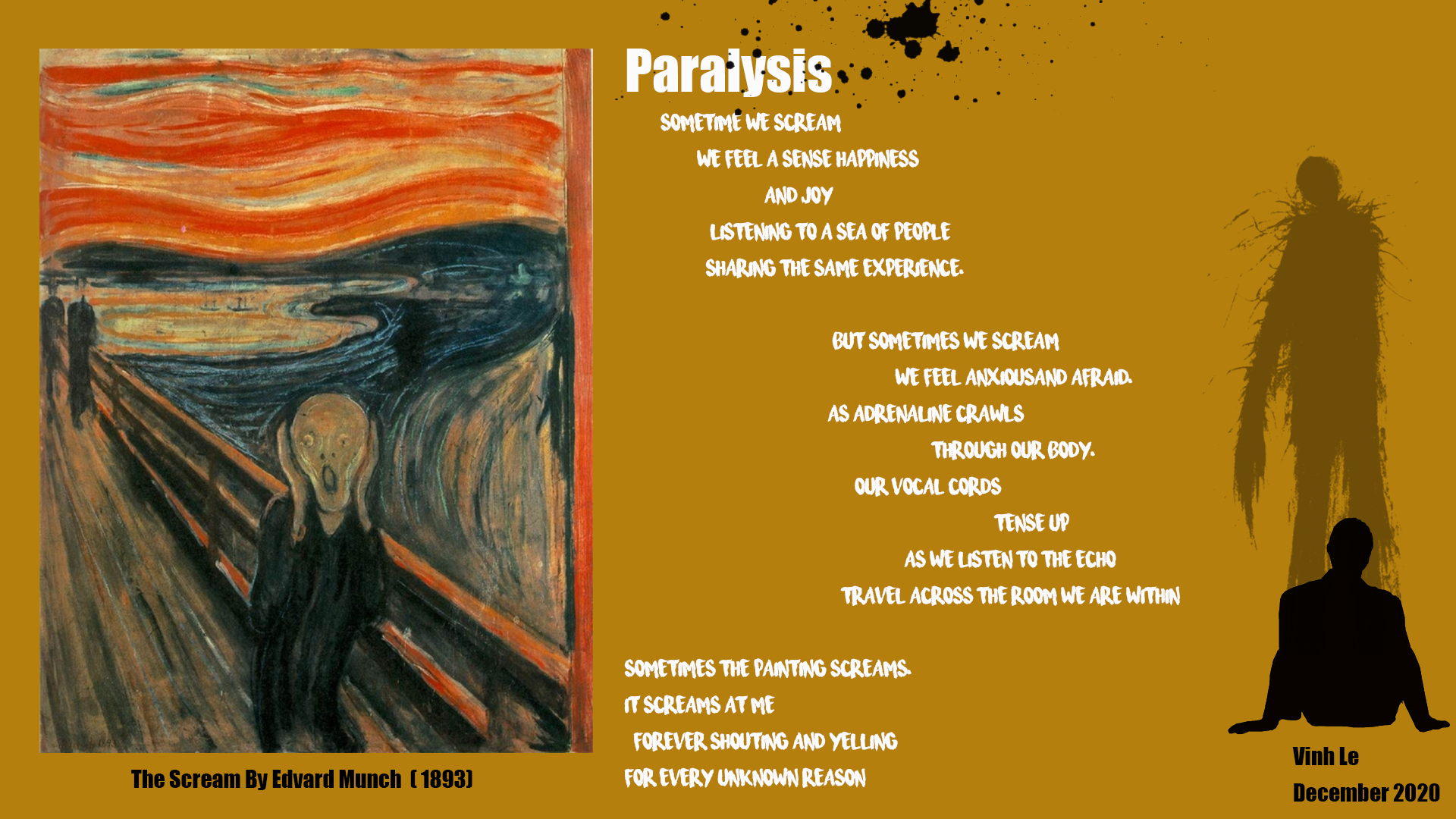 Poem By Vinh Le Paralysis